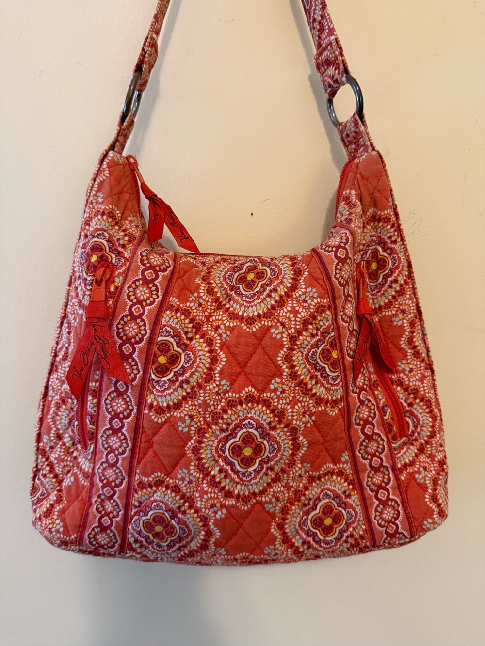 Vera Bradley Lisa B Paprika Hobo Shoulder Bag Retired 2008